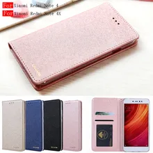 

For Xiaomi Redmi Note 4 case Luxury Crystal silk Leather Flip Book Wallet case For Redmi Note 4X case Coque Redmi Note 4 4X case