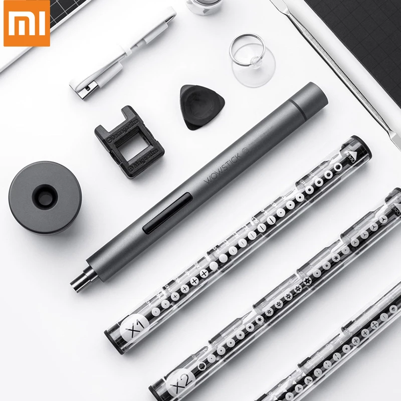 

Xiaomi Wowstick 1F Plus Electric Screw Mi Driver 69 In 1 Cordless Lithium-ion Charge LED Power Mijia Screwdriver Kit Dual Power