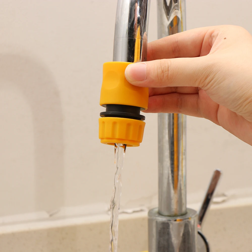 

2PCS/set 3/4"and 1/2" Barbed Irrigation Hose Connector Faucet Hose Connecter Adapter Fast Coupling Adaptor Drip Tape Garden Tool