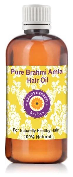 

FRee Shipping Pure Brahmi Amla Hair Oil 100% Natural With Real Brahmi & Amla 50ML