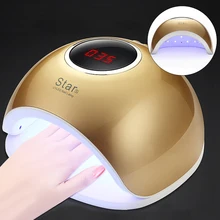 72 Вт УФ светодиодный лампа для Гель-лак для ногтей Сушилка для ногтей смарт-датчик LCD лампа для сушки ногтей УФ лучами, ногти со светодиодной подсветкой инструменты для ногтей маникюр машины-сушилки