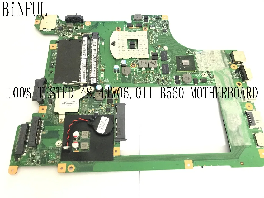 

BiNFUL STOCK LA56 10203-1 48.4JW06.011 LAPTOP MOTHERBOARD FOR LENOVO B560 NOTEBOOK on board video card GT310M (QUALIFIED OK)