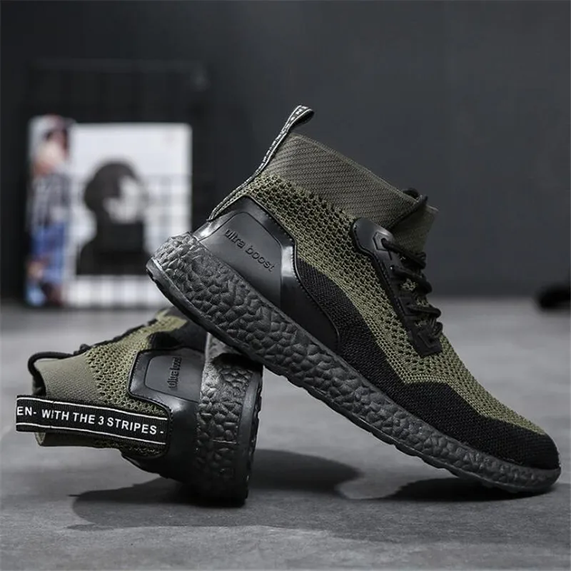 zapatillas calcetin hombre