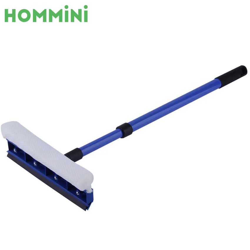 Hommini Adjustable Window Glass Wiper Cleaner Cleaning Brush Scraper