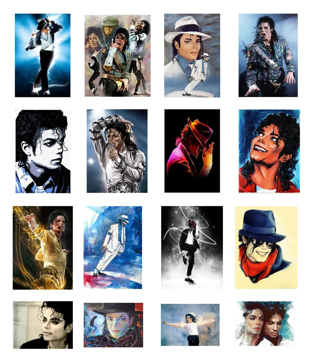 

Full Square Diamond Embroidery Michael Jackson 5D DIY Diamond Painting Picture Of Rhinestone Girl Home Decor
