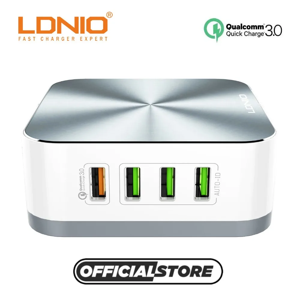 LDNIO A8101 8 USB порт быстрая зарядка 3,0 тип мобильного телефона домашнее настольное зарядное устройство для iPhone/Xiaomi/huawei/samsung сотовый телефон A8101