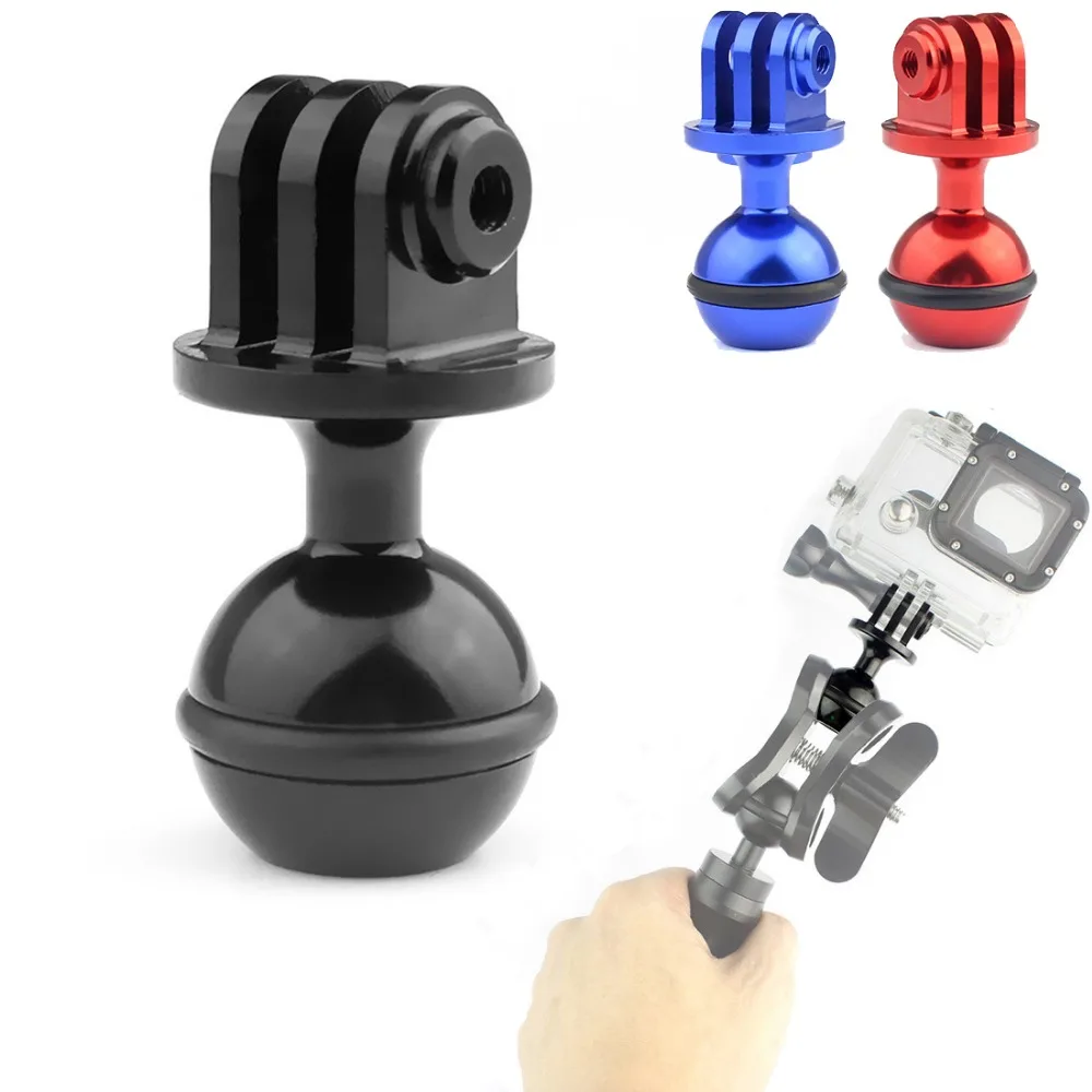 CNC алюминиевый сплав шаровой адаптер крепления для GoPro Hero SJcam Экшн камеры база