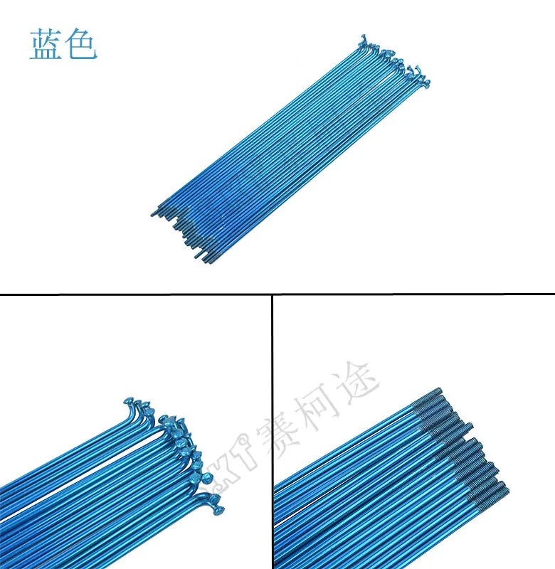 Bicycle spokes 6pcs 186 188 259 235 261 292 294mm 45# Stainless Steel MTB Bike Spokes Road Bicycles Wheel Wheelset Rim Parts
