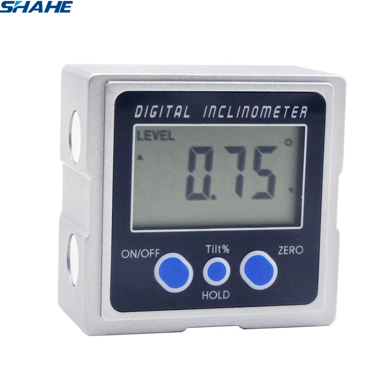Digital protractor angle level box with three base PRO 360