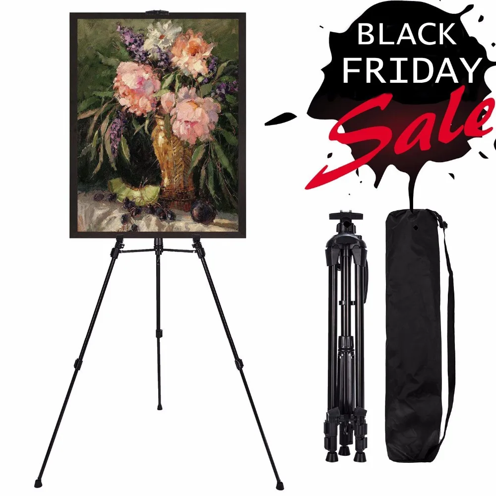 Ceny Sztaluga metalowa do malowanie artystyczne szkic pielenie sztaluga stół kreślarski Box farba olejna akcesoria do laptopa akcesoria do malowania