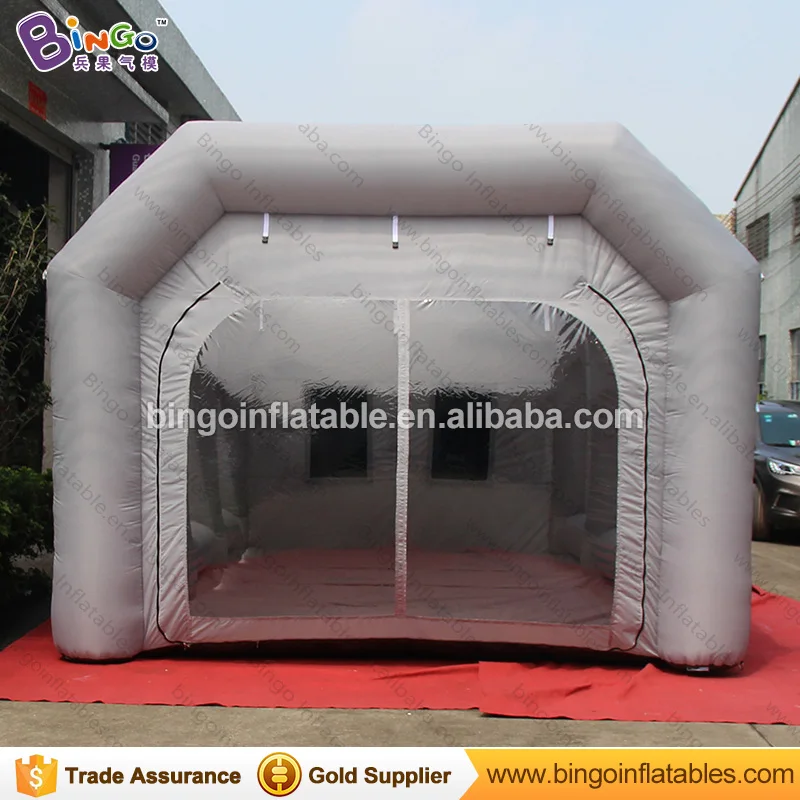  26.2ft x 13.1ft x 9.8ft inflatable furniture spray booth  air blown spray booth tent  prep station 