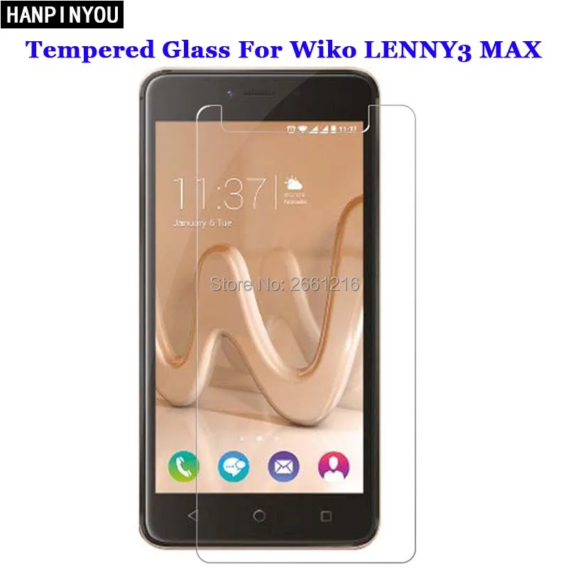 

For Wiko LENNY3 MAX Tempered Glass 9H 2.5D Premium Screen Protector Film For Wiko LENNY3 MAX / Wiko Lenny 3 Max 5.0"