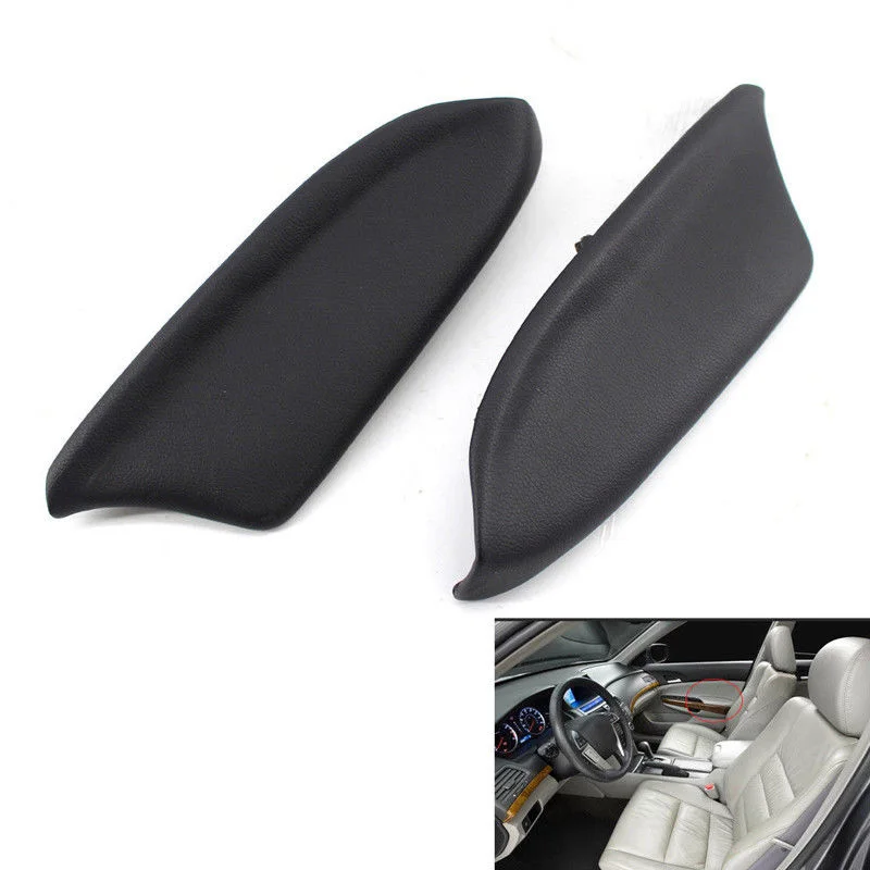 2pcs Black For 2008 2012 Honda Accord Door Panels Armrest