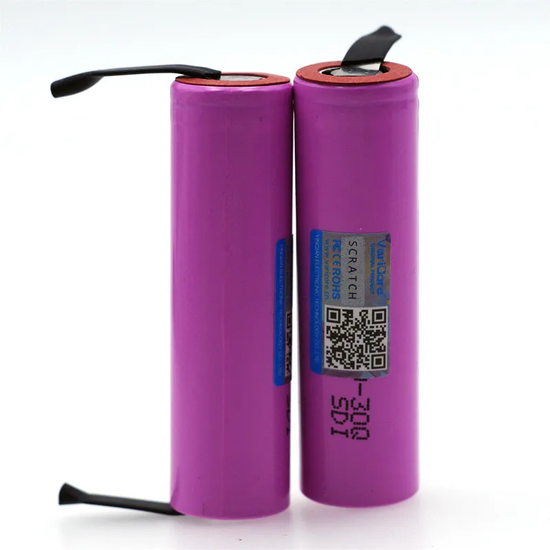 Оригинальный varicore абсолютно новый для samsung INR18650 30Q 3000mAh литиевая батарея inr18650