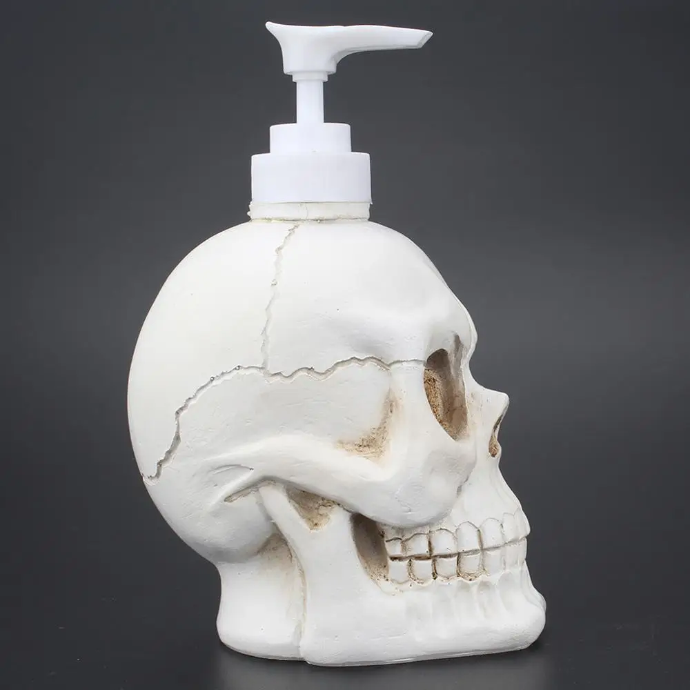 Креативная бутылка упаковка для жидкого стирального порошка пены мыло розлива дозатор-гель для душа Специальный череп лицо бутылка геля для душа инструменты для ванной BB4