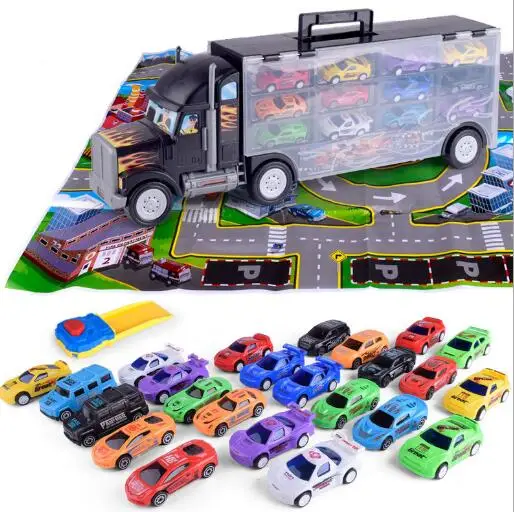 Alloy Car Pull Back Diecast Model Toy Sound light Collection Car