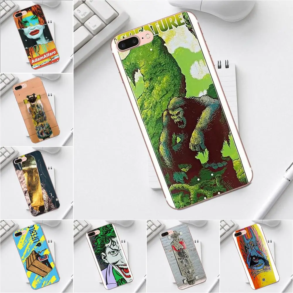 Мягкий чехол с принтом для iPhone 4 4S 5 5C SE 6 6S 7 8 Plus X XS Max XR Galaxy A3 A5 J1 J3 J5 J7 2017 | Мобильные