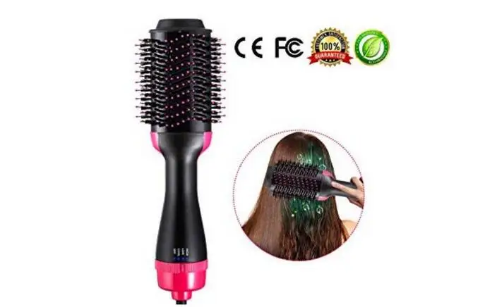 

Hot Air Brush One Step Hair Dryer Volumizer Styler Brush,Hair Brush Straightener 2-in-1 Negative Ion Straightening Brush