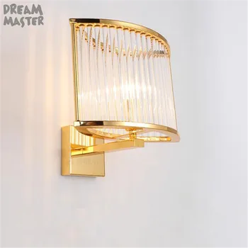 

Postmodern Nordic Glass Bar Lights Aisle Corridor Stair decor wall Lights Living Room Bedroom Bedside Designer Wall sconces lamp