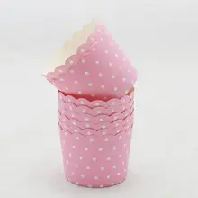 50 Pz Colorful Tazza di Strumenti di Cottura del Forno Vassoio Della Torta Della Carta Fodere Tazza di Cottura Cucina Focaccina Casse Del Bigné(China)