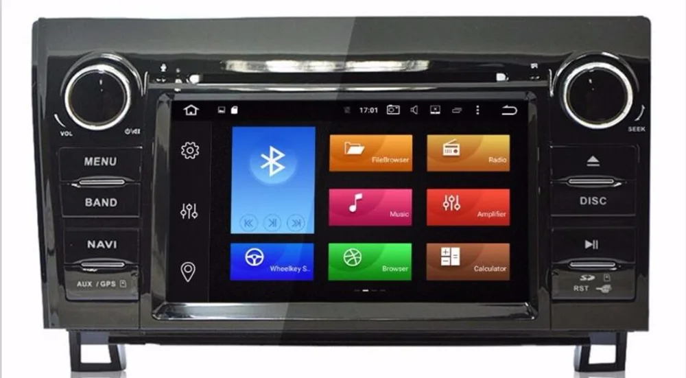Excellent 2018 Eight Core Android 8.0 Car Radio GPS Navigation Central Multimedia for Toyota Sequoia Tundra 2007 2008 2009 2010 2011 2012 1
