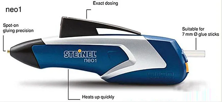 Германия NEO1 STEINEL Мини Портативный Аккумуляторный беспроводной термоклеевой пистолет ручной работы Инструменты для ремонта рукоделия для детей клей ручка