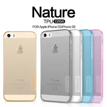 I5 5S SE Nillkin Nature Series тонкий прозрачный ТПУ чехол для iPhone 5S чехол мягкий силиконовый гель задняя крышка Фирменная Новинка Для iPhone SE