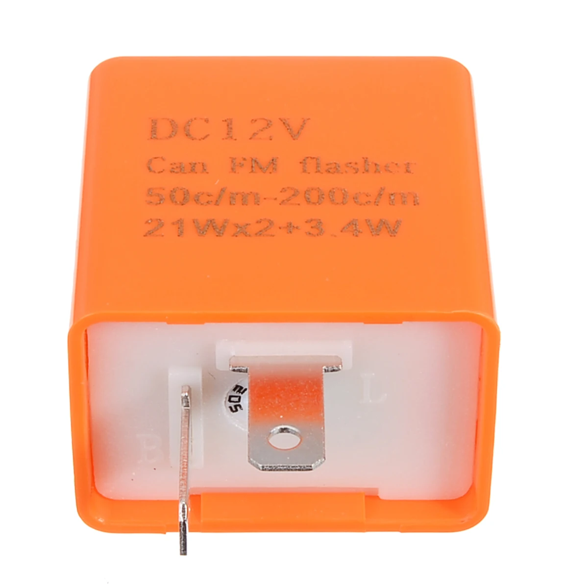 1PC 12V 2Pin Motorcycle Adjustable LED Flasher Relay Turn Signal Indicator Blinker Fast/No Flashing Repairing Relay For Honda