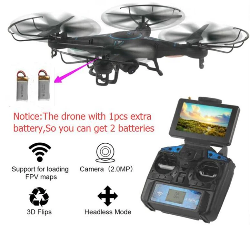 

High Qaulity Helicopter WiFi 5.8G FPV Real-Time L-20 2.4G 4CH 6-axis Gyro RC Quadcopter With 2MP HD Camera rc drone toy best gif