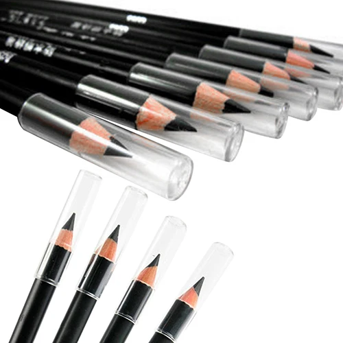

2Pcs Black Smooth Waterproof EyeLiner Eyebrow Pencil Cosmetic Makeup Beauty Tool 7H3Z BGKS