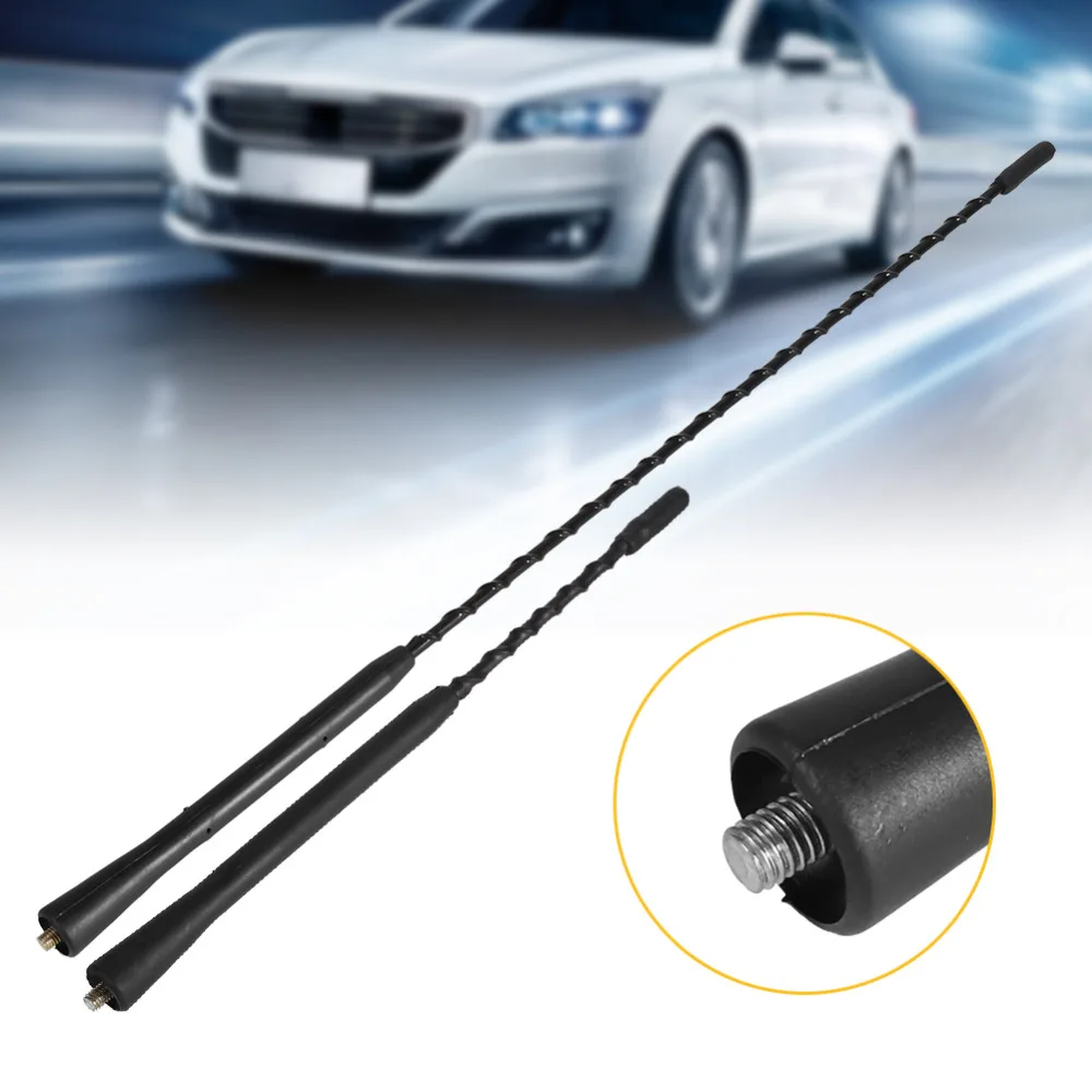 

Universal Car Auto Roof Mast Stereo Radio FM AM Amplified Booster Antenna Automobiles Accessories 0.2 A 12V