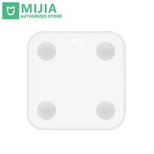 Xiaomi mi Smart Scale 2 weight Health mi fit приложение состав тела монитор скрытый светодиодный дисплей и большой коврик для ног жир BMR тест