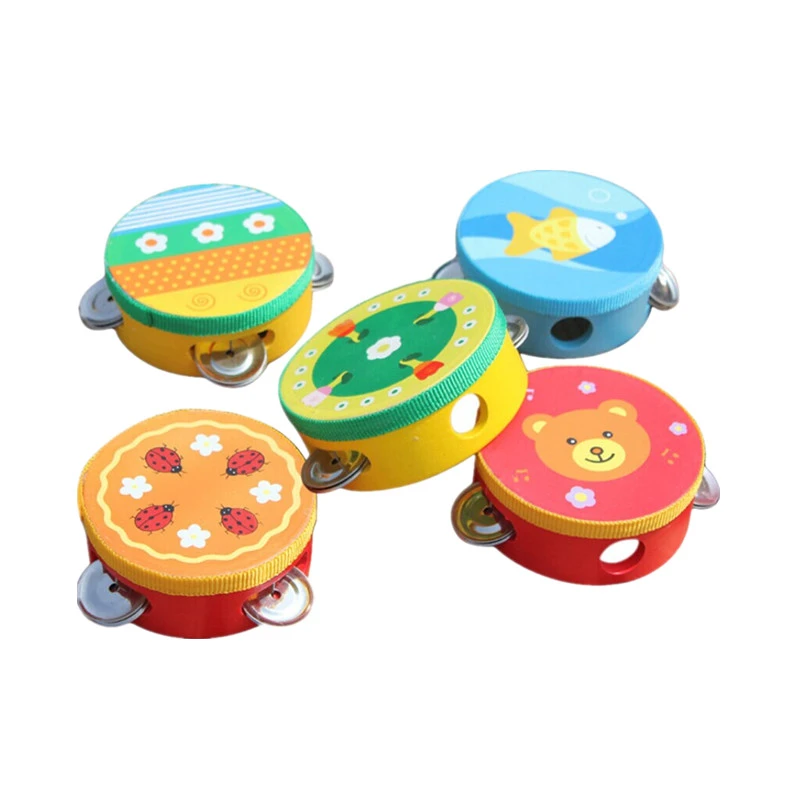Tambourin Musical Pour Enfants Instrument De Frappe Clochette Educative Jouet Cadeau Pour Bebe Aliexpress