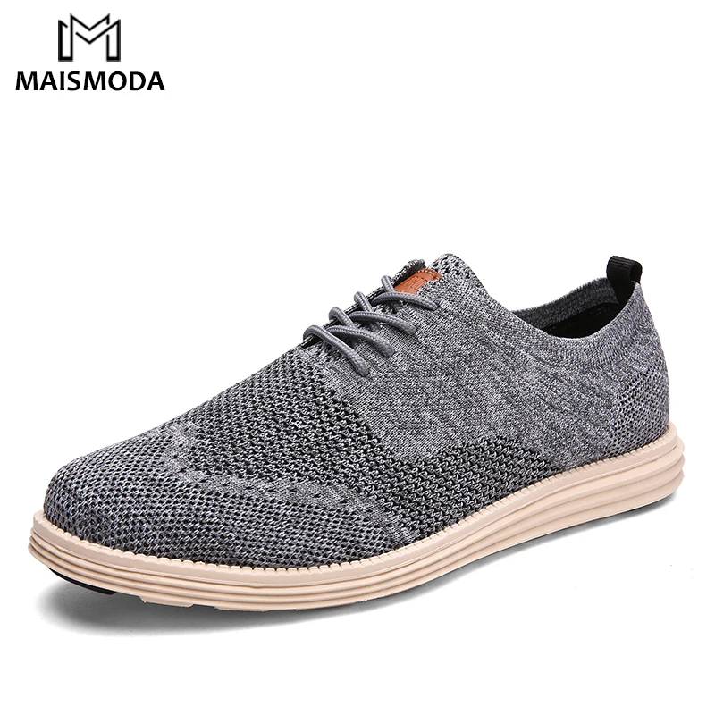 

MAISMODA Men Casual Shoes Business Formal Brogue Weave Carved Oxfords Wedding Dress Shoes Super Light Men Comfortable Flats