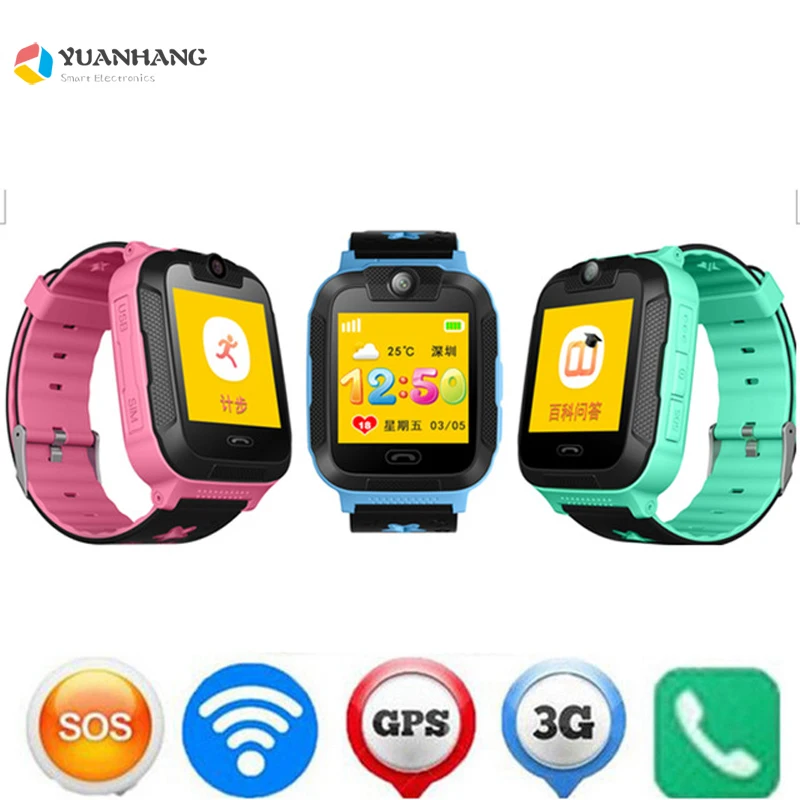 Smart Kids 3G GPS WIFI Locator Tracker Wristwatch Child Baby SOS Remote Monitor Camera Photo Watch for IOS Android Smartphone Smart Kids 3G GPS WIFI Locator Tracker Wristwatch Child Baby SOS Remote Monitor Camera Photo Watch for IOS Android Smartphone
