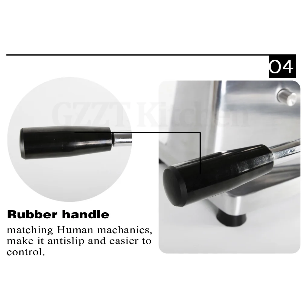 GZZT Aluminum Alloy Hamburger Press Maker Manual Burger Patty Meat Press Machine Hamburger Diameter 100mm