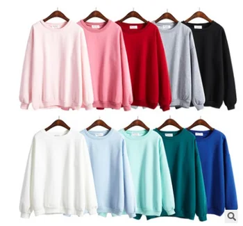 

H071 2018 New Fashion Couples Sweatshirts Casual Long Sleeve Pullovers Hoodies Lovers Sweatshirt