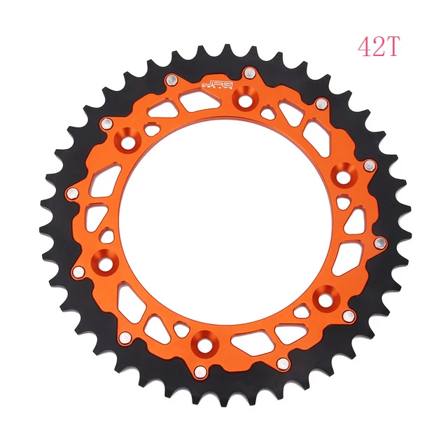 42 т 45 т 48 50 т 52 сзади звездочки для KTM SX EXC SX XC XCW SX EXC XCF SMR SXF XCFW 125 150 200 250 300 350 450 525 530 660 690 - Цвет: 42T