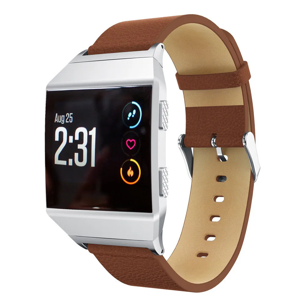 

For Fitbit Ionic Leather Band Replacemen Accessory Band Bracelet Watchband Strap