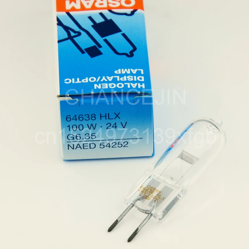 OSRAM 64638HLX 100W 24V G6.35 NAED 54252 галогенная лампа может использоваться для хирургии лампы
