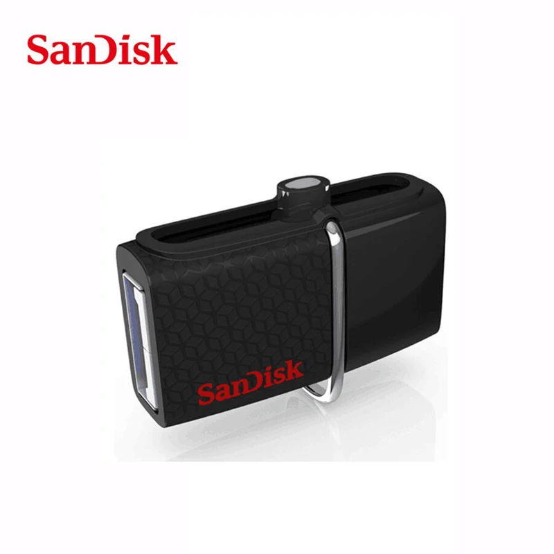 Подлинная SanDisk Dual USB 3,0 SDDD2 накопитель OTG флеш-накопитель флешки 130 м/с 16 ГБ 32 ГБ 64 ГБ 128 ГБ