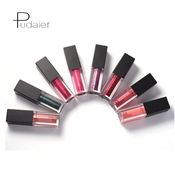 

Brand 3.5ML Lips Makeup Waterproof LipGloss Pigments Red Long Lasting Moisturizing Matte Lip Tint Set Makeup