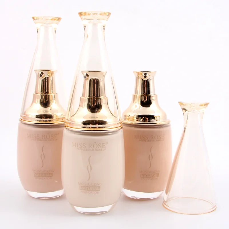 

Quick Tips Foundation Makeup Tutorial Use the Lemon's Texture is Similar to Human Skin Texture 1PC Glass Bottle Face Basic Cream