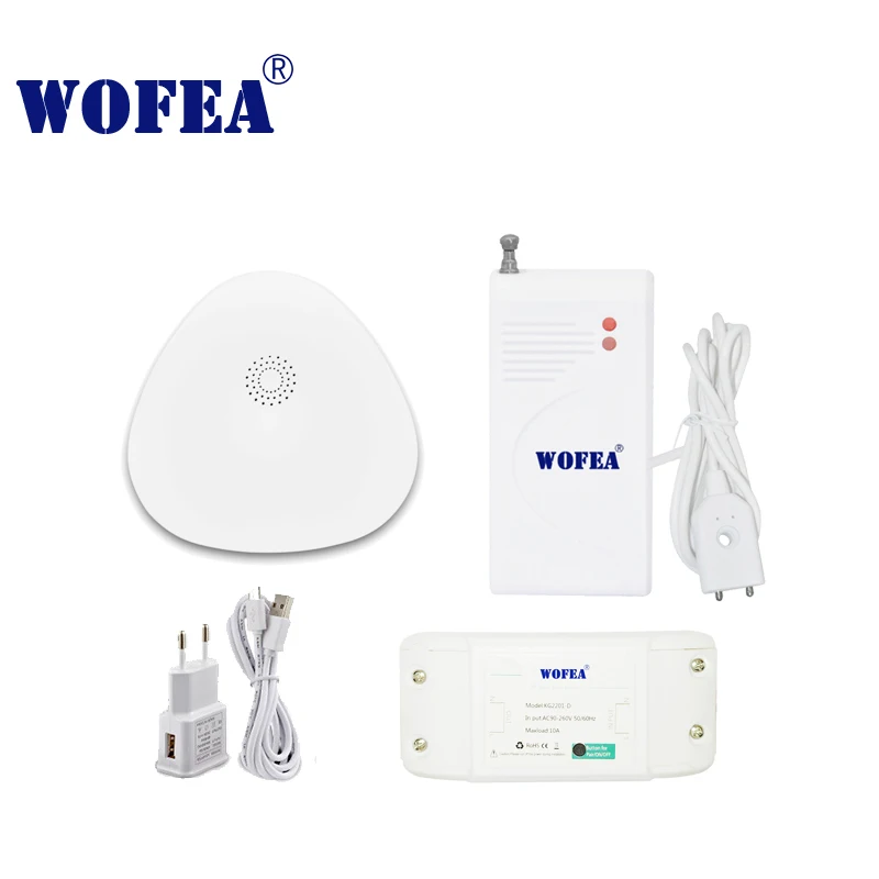 WOFEA Smart V10 wifi датчики воды автоматический сливной переключатель - Цвет: Set 2