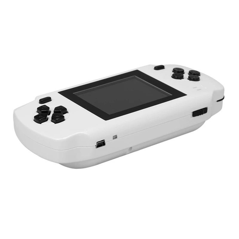 Powkiddy S600 2,8 дюмовая игровая консоль встроенный 68 футболки с принтами на тему классических игр 8 бит Av Out видео ручной геймпад белого цвета