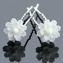 Ограниченная серия классические акриловые заколки для волос оптом 20 штук в наборе очаровательные свадебные заколки для волос с цветком лотоса