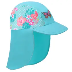 BAOHULU/новые модная летняя продажи плавательный Кепки детей Защита от солнца для Шапки Водонепроницаемый для девочек Дети Спорт на открытом