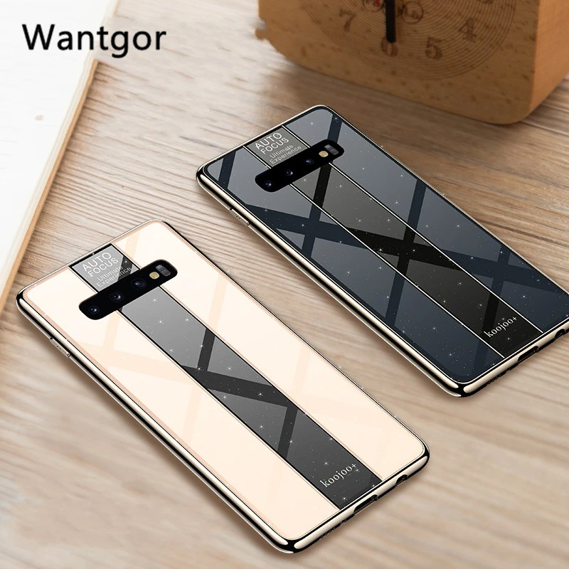 

HD Painted Plexiglass Cover coque For Samsung S10 Lite S8 S9 Plus luxury phone Case For Note 8 9 Porsche Glass shell housing