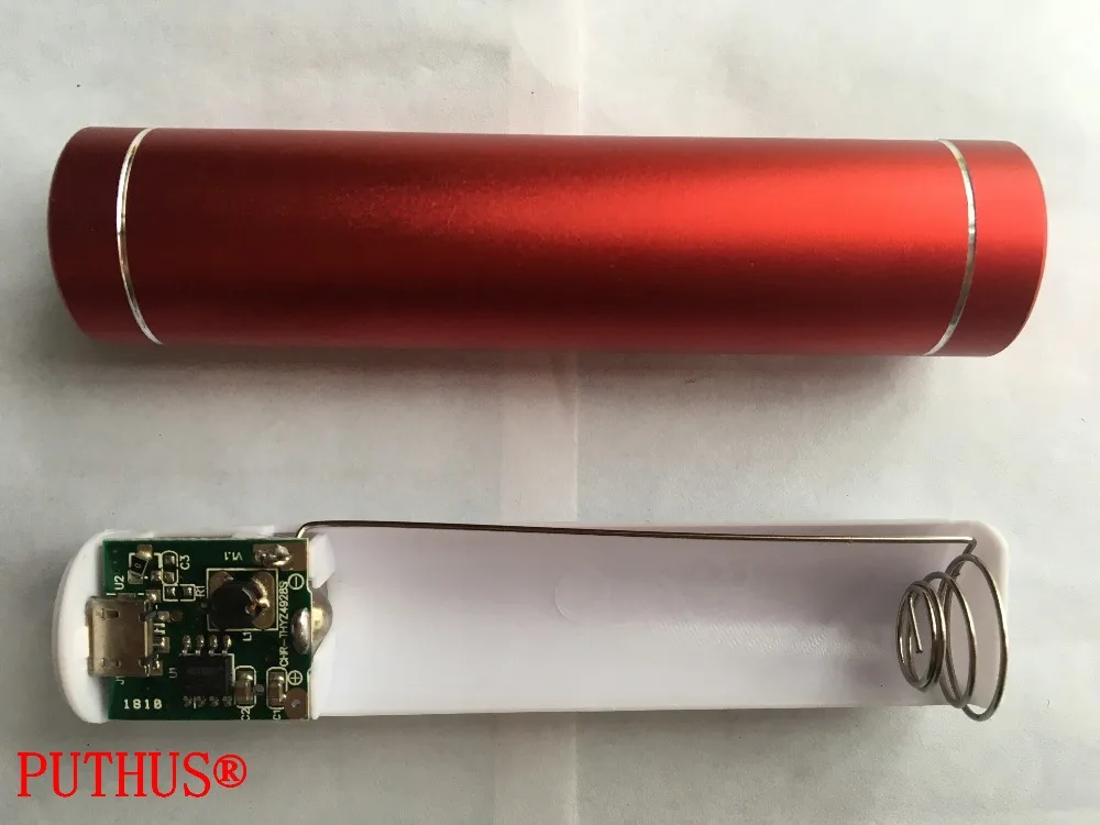 Универсальный Бесплатная Сварка 5В/1а USB внешний аккумулятор корпус цилиндр