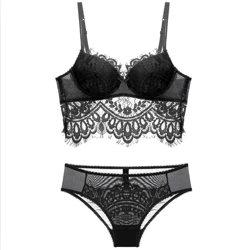 CINOON 2018 Fashion Sexy Intimate Underwear charming lace bra set push up bra and panty set comfortable Underwear women Lingerie